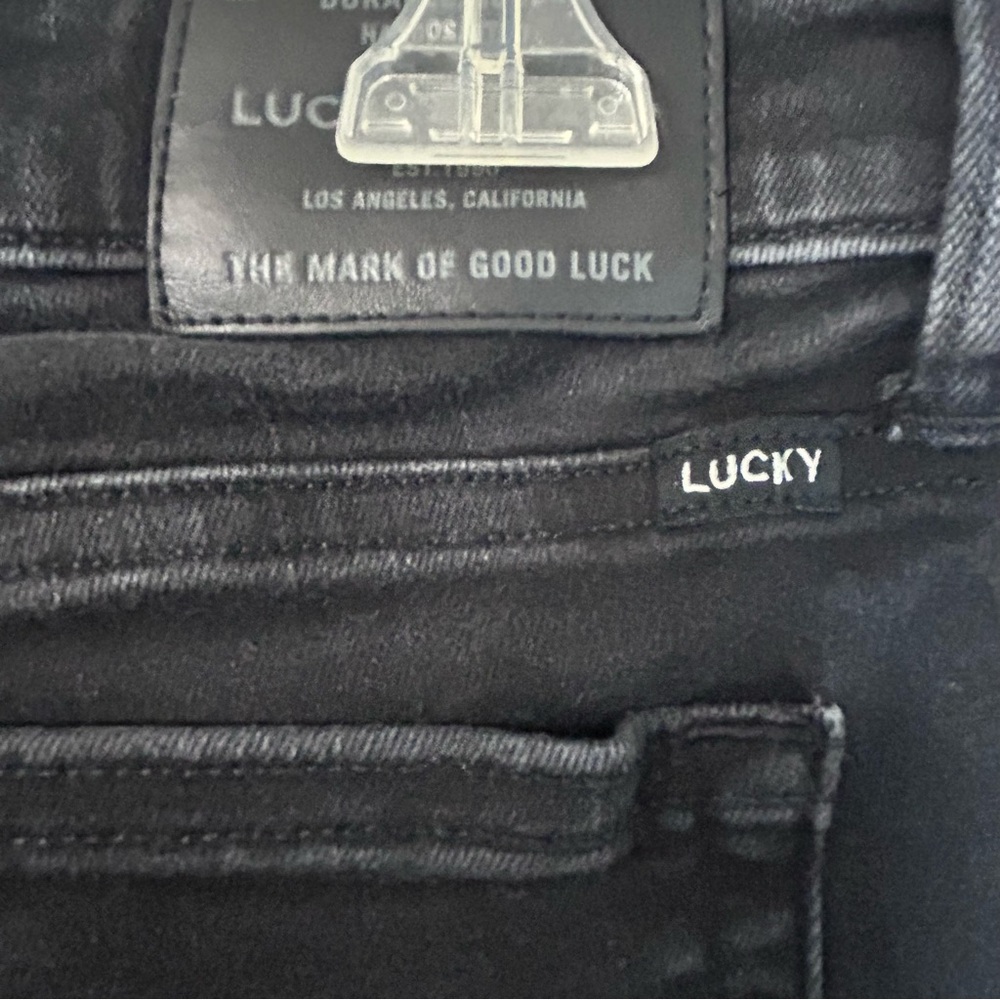 Lucky Brand Black Stella Skinny Women’s Size 10 - Picture 3 of 7